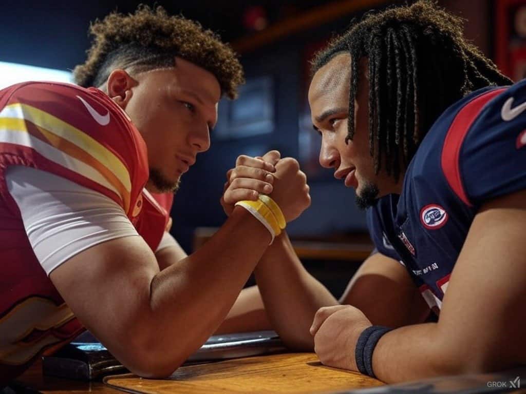 CJ Stroud vs Patrick Mahomes, este sábado en la ronda divisional.