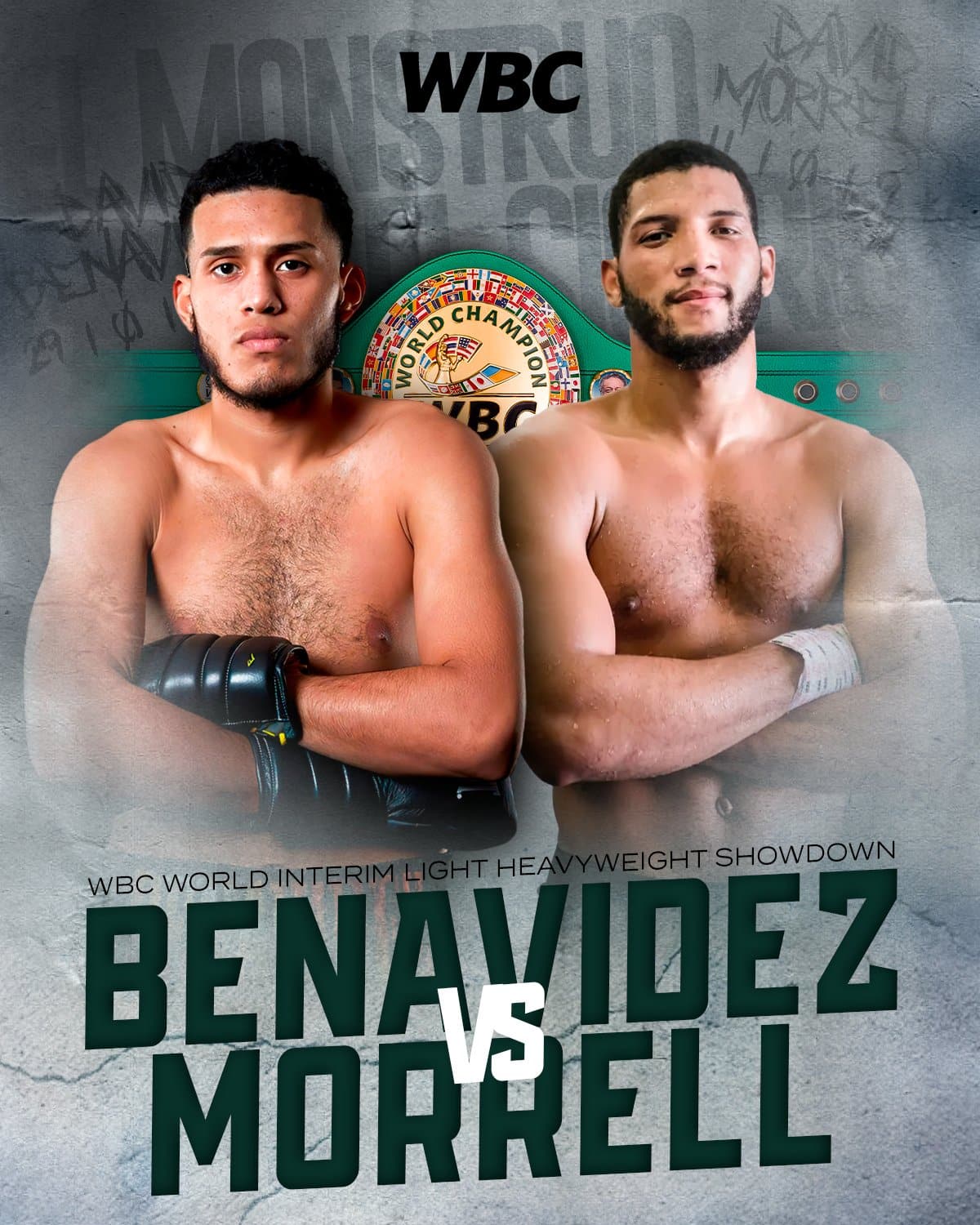 David Benavidez vs. David Morrell - peso semipesado, por los títulos WBA (Regular) y WBC interinos.