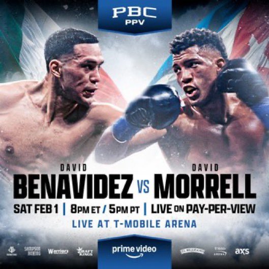 David Benavidez podría ser el ganador de la pelea que protagonizará con David Morrell Jr. este sábado 1 de febrero en el T-Mobile Arena en Las Vegas.