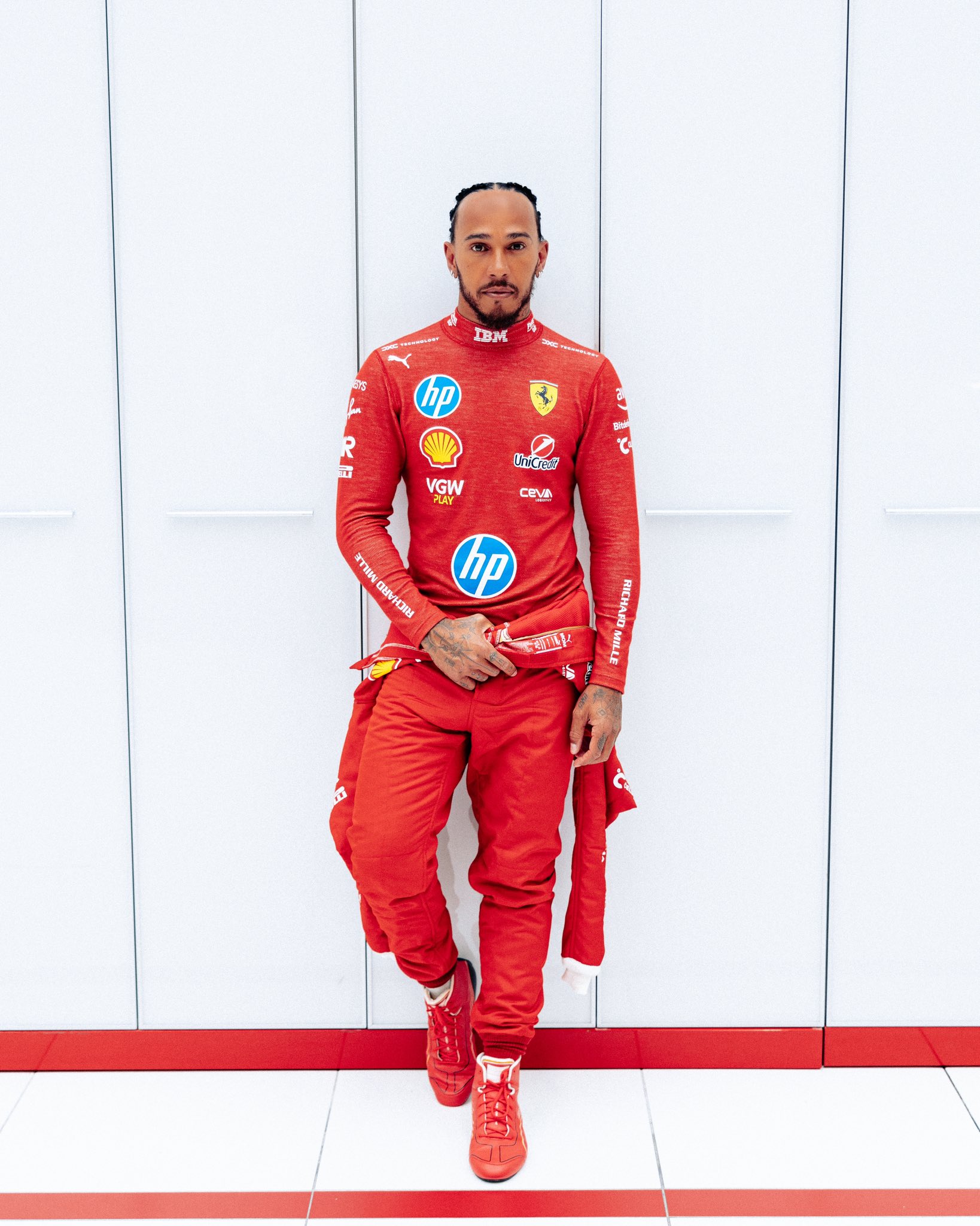 HAMILTON FERRARI F1 2024