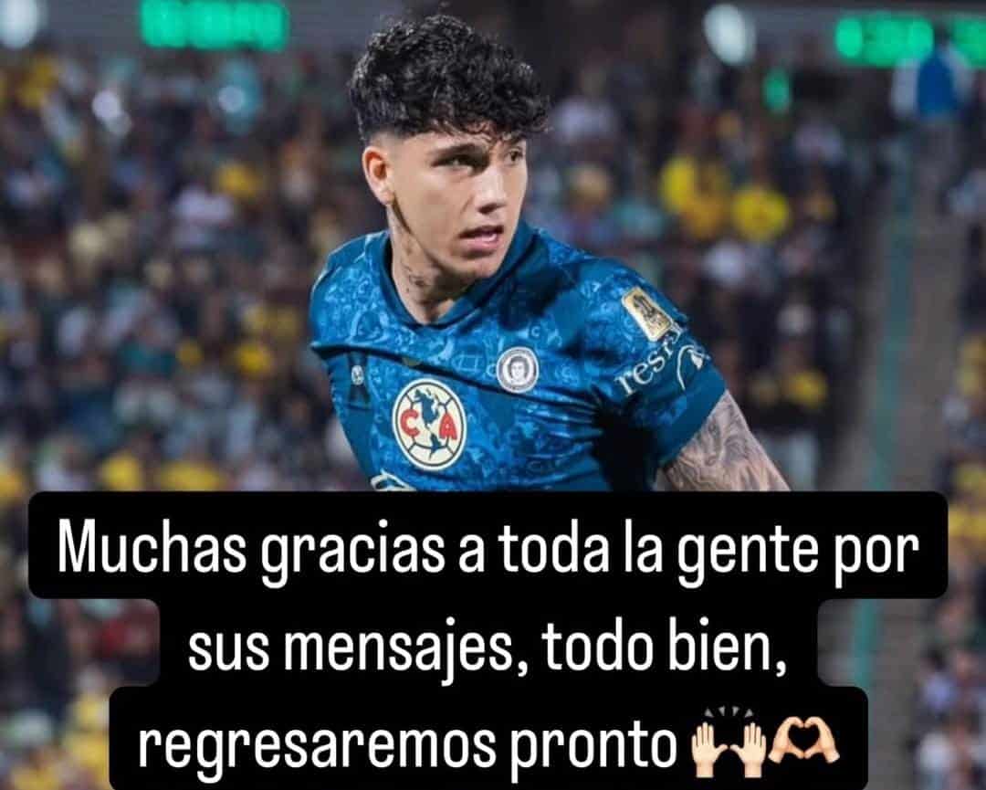 KEVIN ÁLVAREZ LANZA UN MENSAJE A LA AFICIÓN DE CLUB AMÉRICA PROMETIENDO VOLVER MÁS FUERTE EN EL CLAUSURA 2025 DE LA LIGA MX