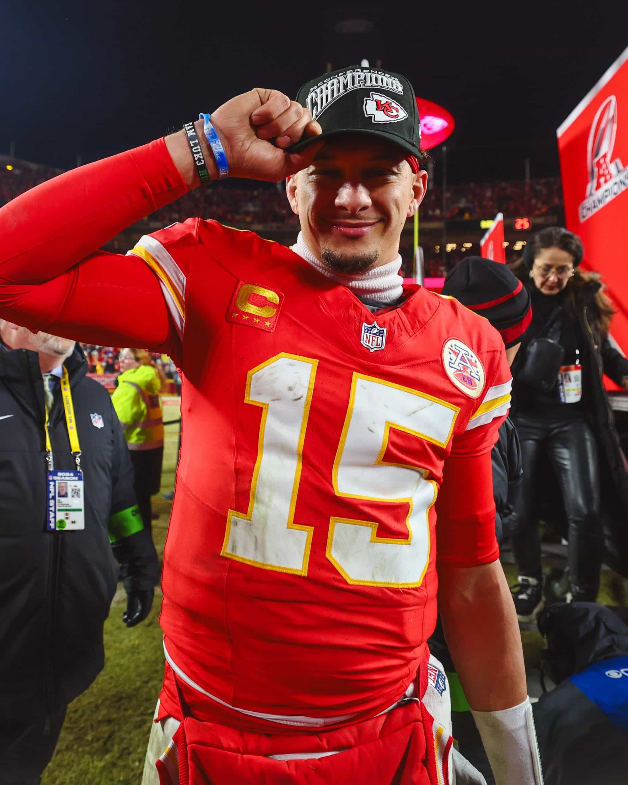 PATRICK MAHOMES AFC CHAMPIONSHIP