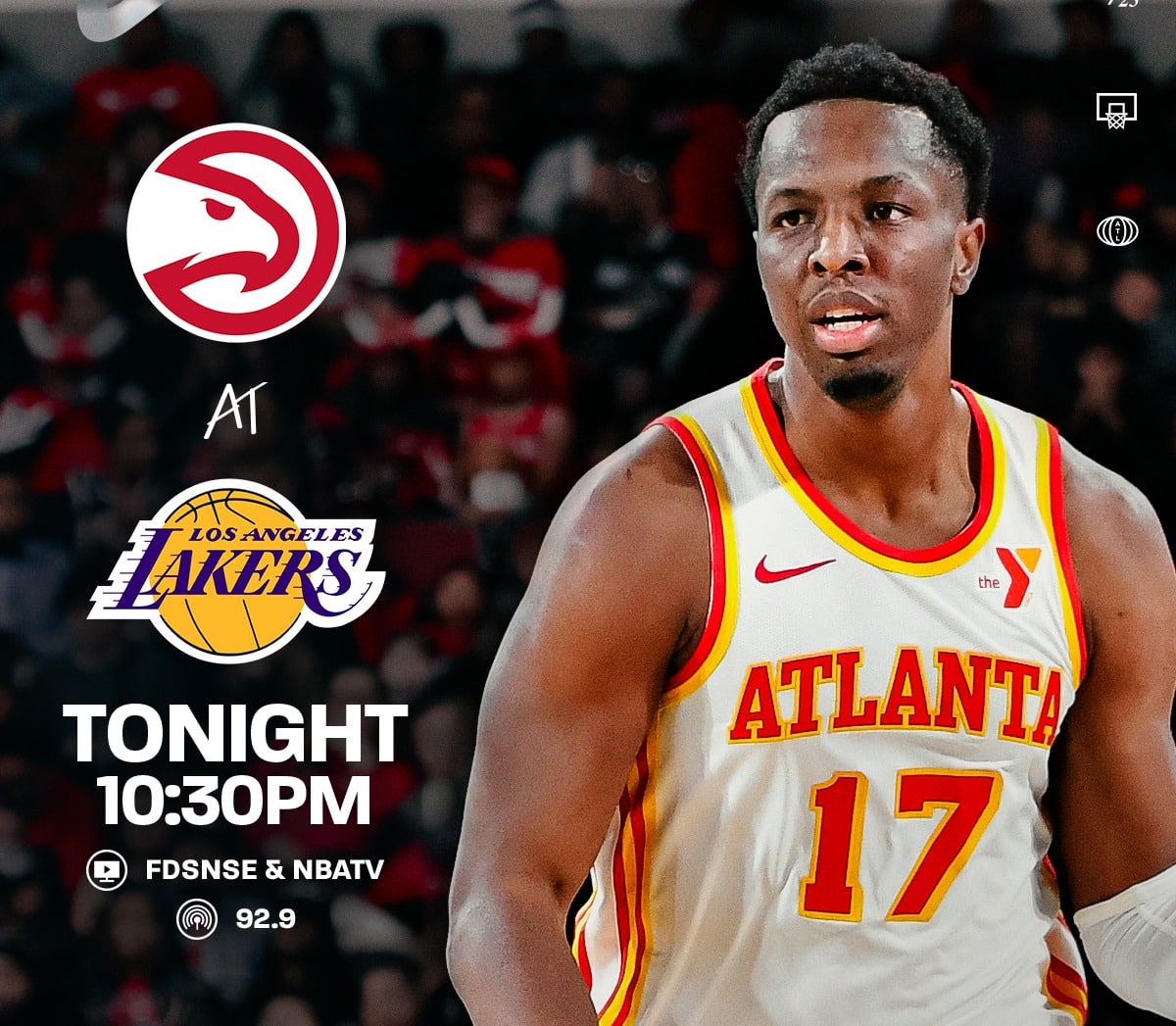 Los Atlanta Hawks juegan este viernes en casa de los Lakers.