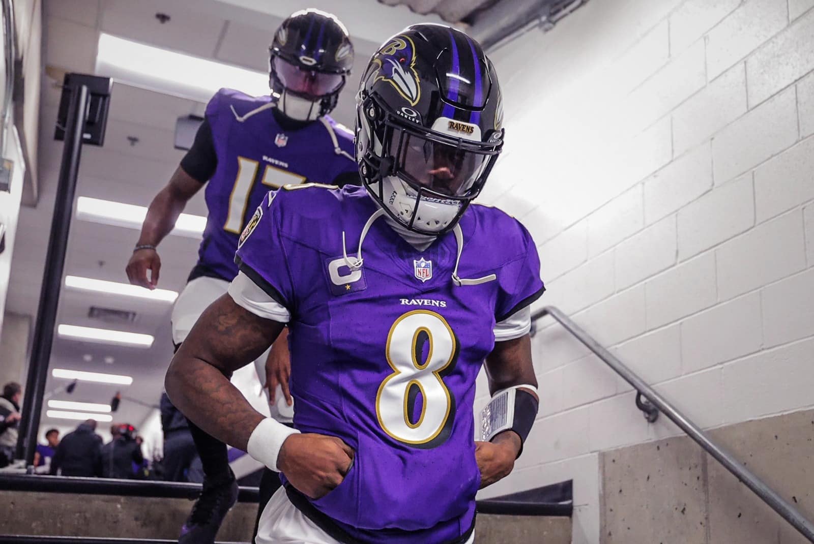 Los Ravens estrenaron un nuevo uniforme para los playoffs.