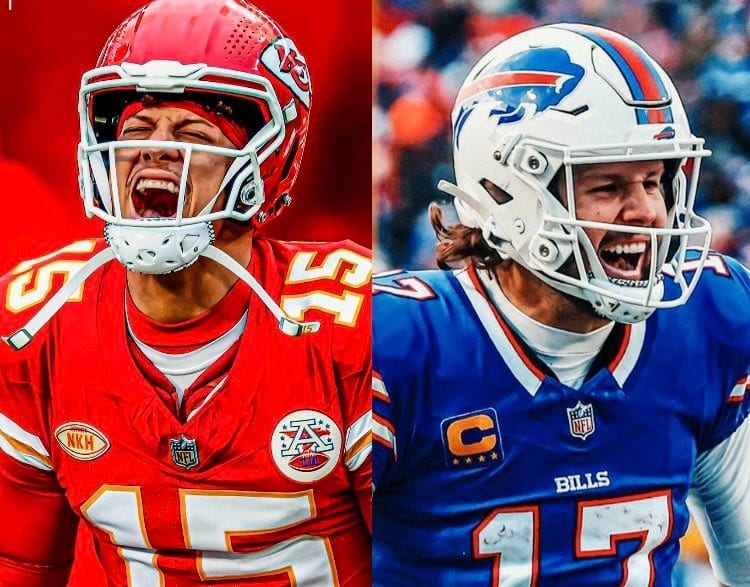 Mahomes vs Allen, en un juegazo en la Conferencia Americana.