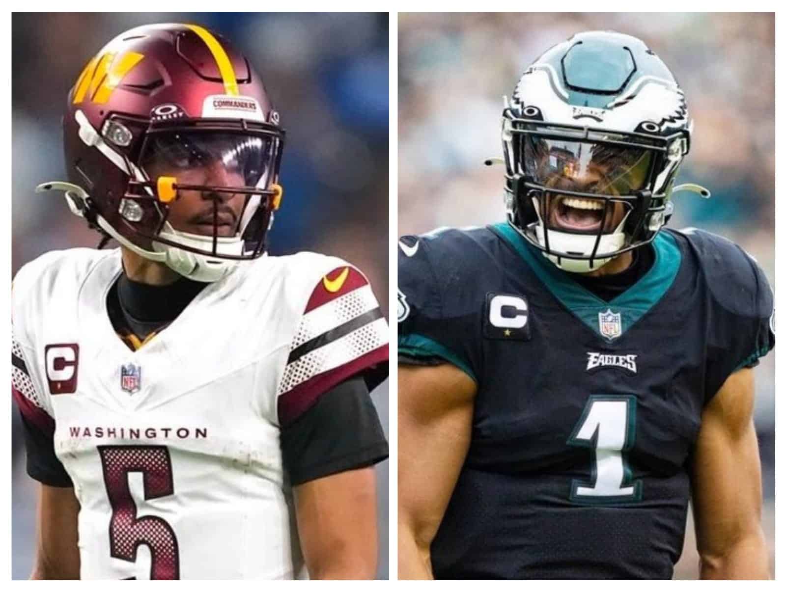 Jayden Daniels vs Jalen Hurts, este fin de semana en el duelo de la NFC.