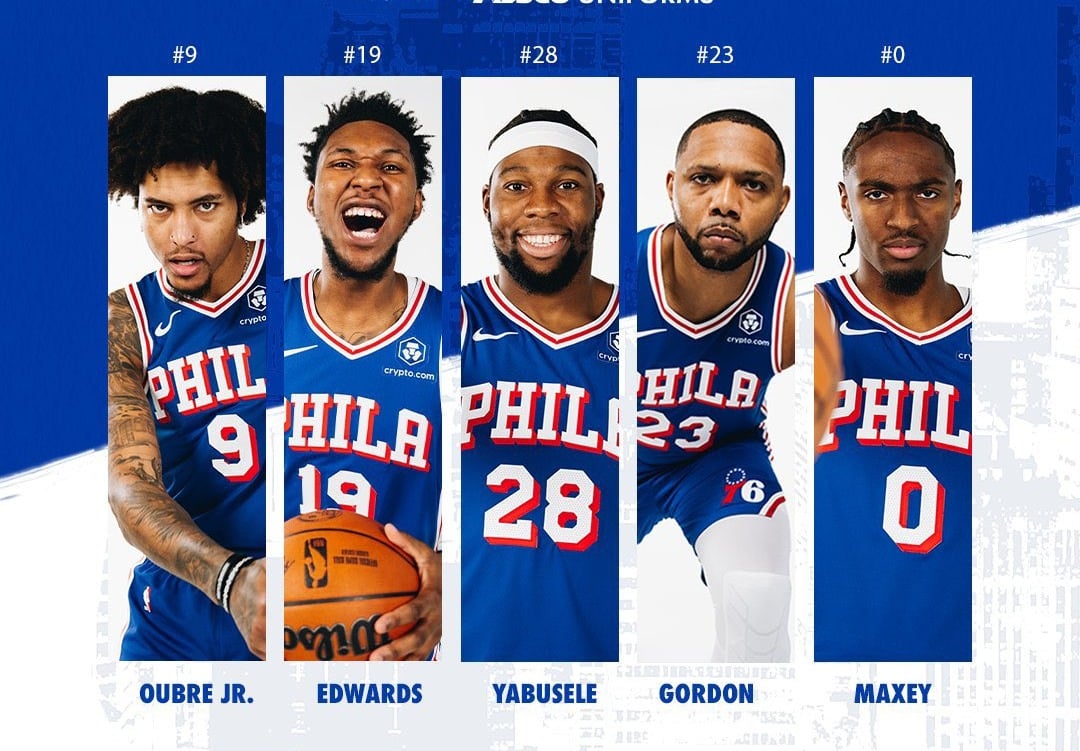 Los Philadelphia 76ers podrían iniciar de esta manera hoy.