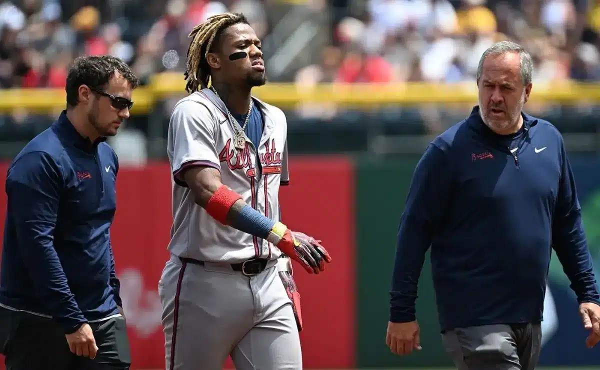 RONALD ACUÑA SALE LESIONADO