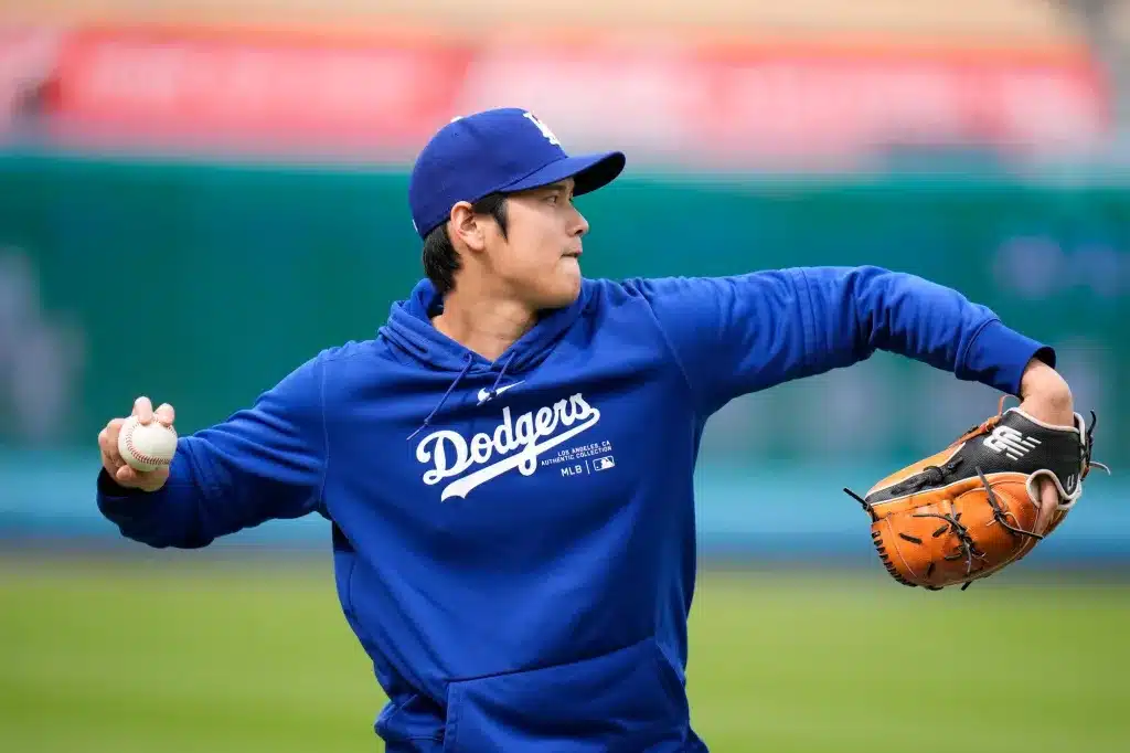 SHOHEI OHTANI EN SE SU SEGUNDA SESIÓN DE BULLPEN