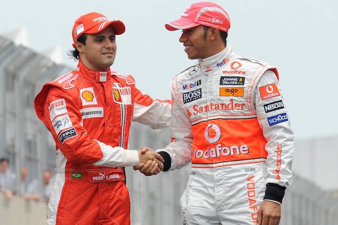 FELIPE MASSA LEWIS HAMILTON 2008