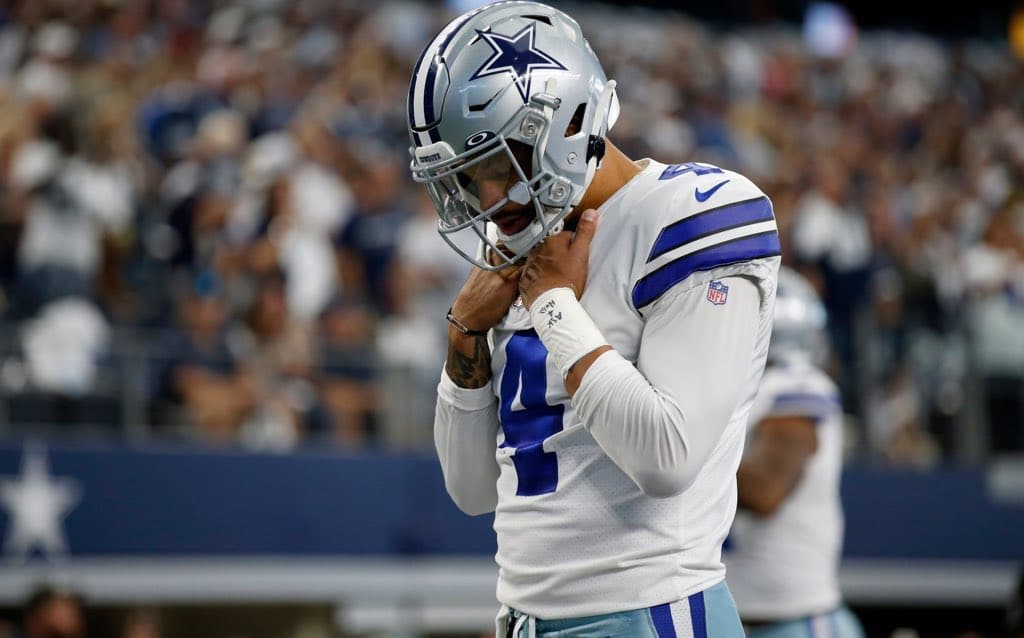 Dak Prescott se perdió la mayor parte de la temporada 2024 debido a una lesión en el tendón de la corva.