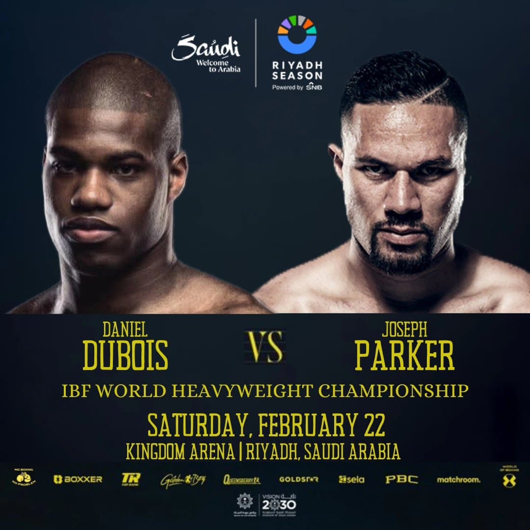 Daniel Dubois vs Joseph Parker; Por el título de peso pesado de la FIB de Dubois.