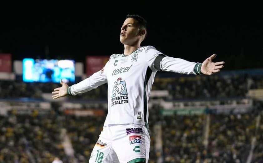 JAMES RODRÍGUEZ PESE LA PRESIÓN DE LA AFICIÓN EN SU CONTRA LE ANOTÓ AL CLUB AMÉRICA PARA CONSERVAR EL LIDERATO DEL CLUB LEÓN EN LA LIGA MX