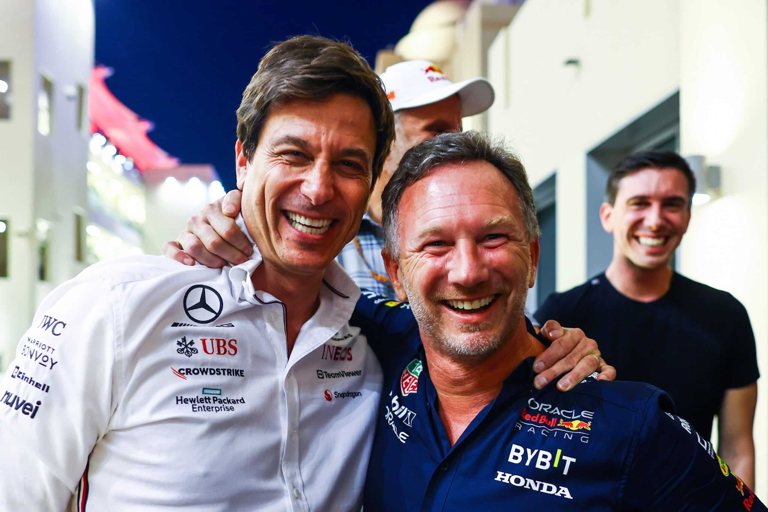 TOTO WOLFF CHRISTIAN HORNER F1 2025