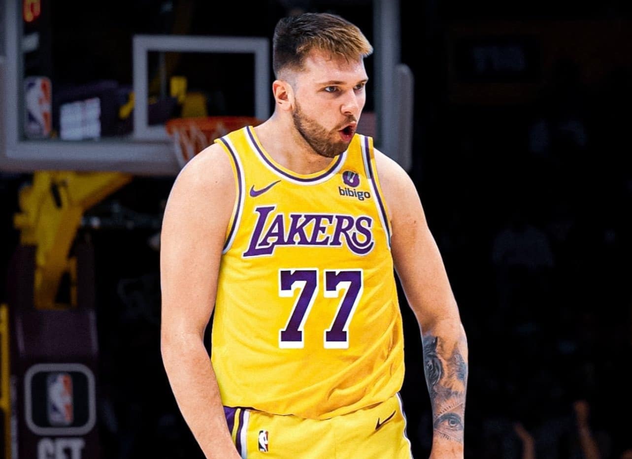 Luka Doncic ya tiene dorsal en los Lakers.