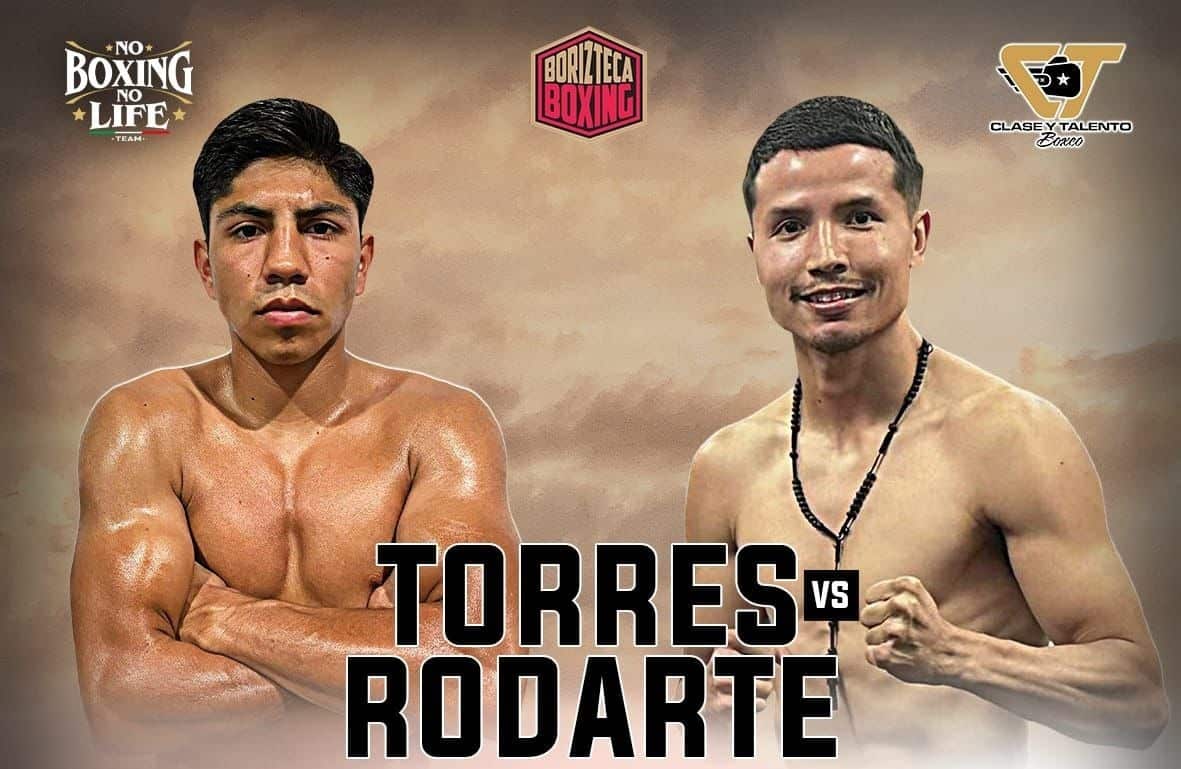 Adrián Torres vs Julián Rodarte, este sábado en San Diego en pelea de peso ligero a 8 rounds.