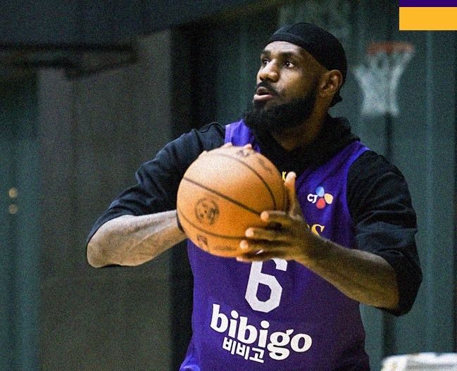 LeBron James llega como la figura de los Lakers.