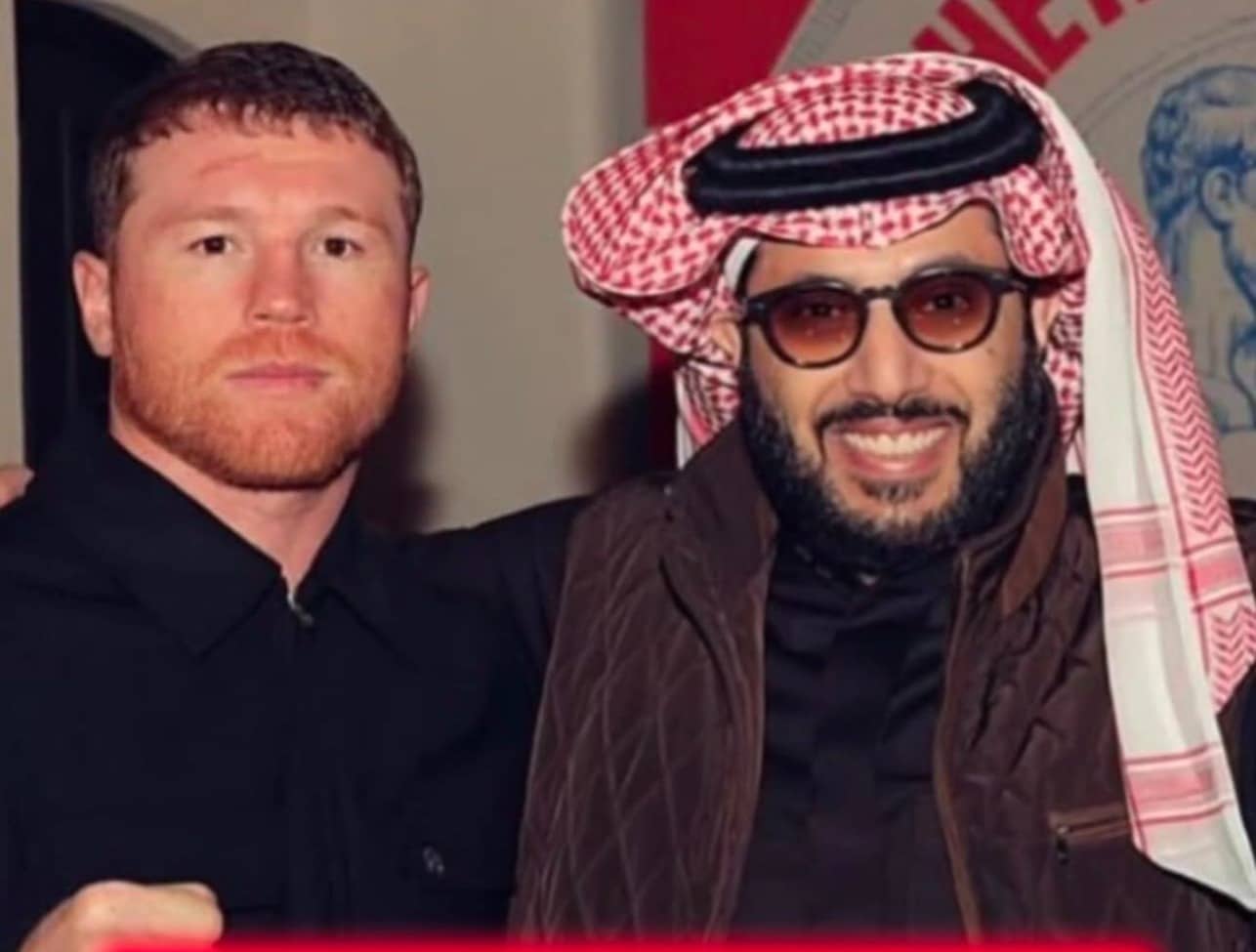 Turki ha firmado con la superestrella mexicana Canelo Álvarez un contrato de 4 peleas.