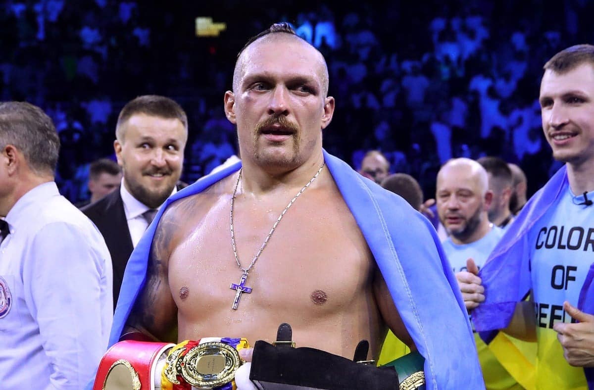 Usyk quiere enfrentarse al campeón de la UFC antes de retirarse.