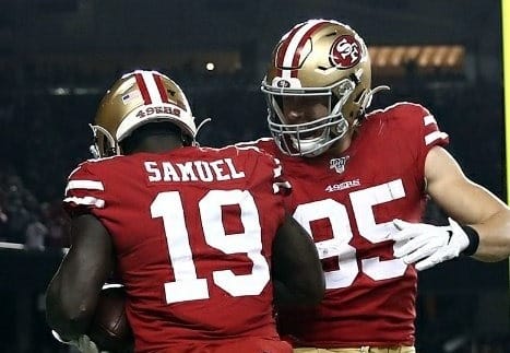 George Kittle admite que los 49ers 'realmente no pueden reemplazar' a Deebo Samuel ante un posible intercambio.