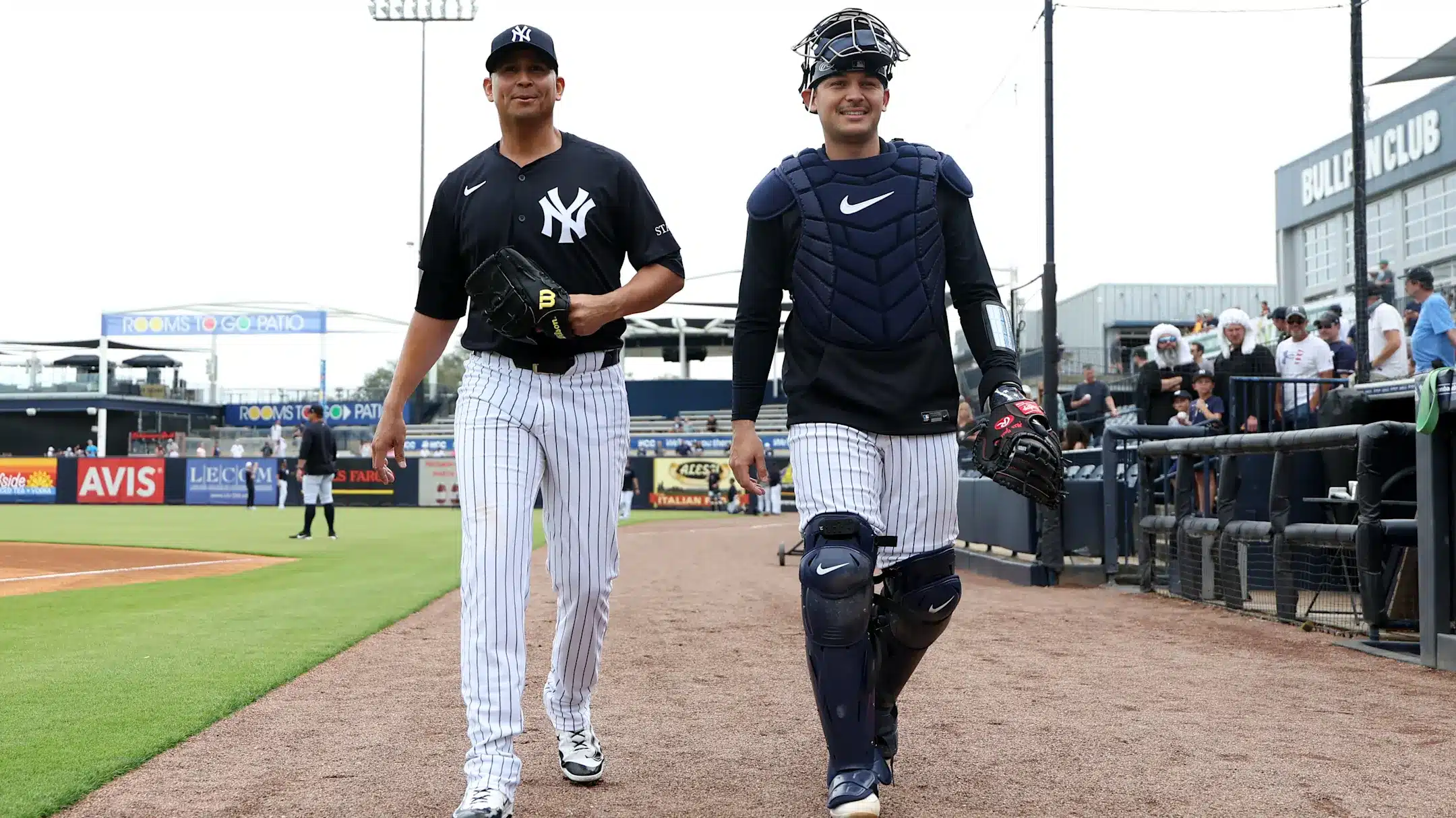 LANZADORES DE LOS YANKEES EN LOS ENTRENAMIENTOS