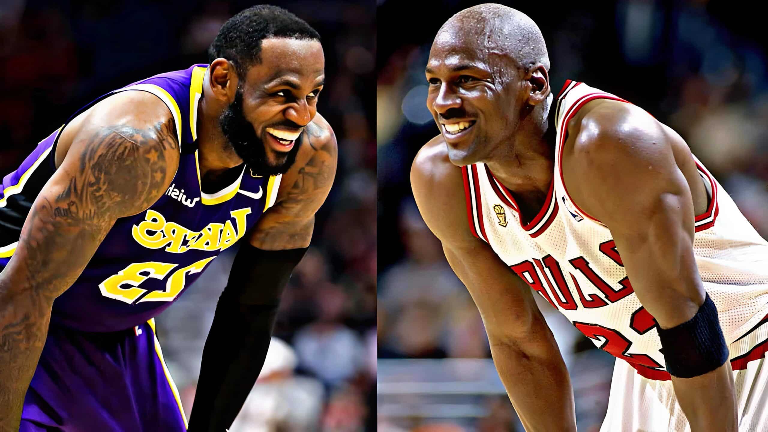 LeBron James vs Michael Jordan, dos de los mejores jugadores.