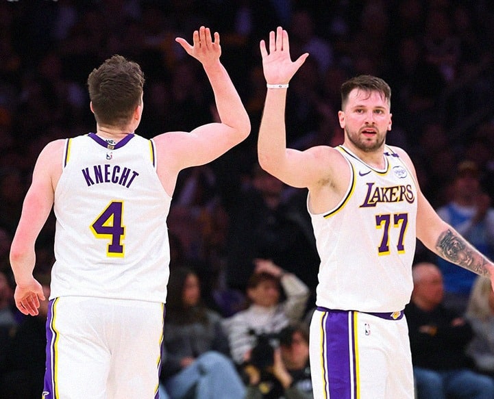 Luka Doncic sigue siendo figura con los Lakers.