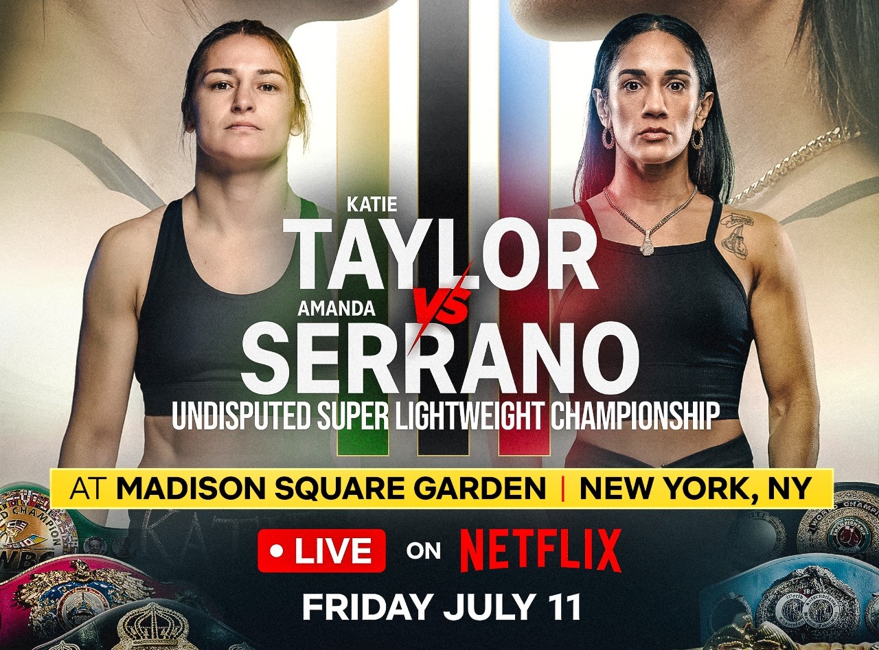 Katie Taylor y Amanda Serrano harán historia una vez más mientras se preparan para enfrentarse por tercera vez el 11 de julio en el Madison Square Garden.