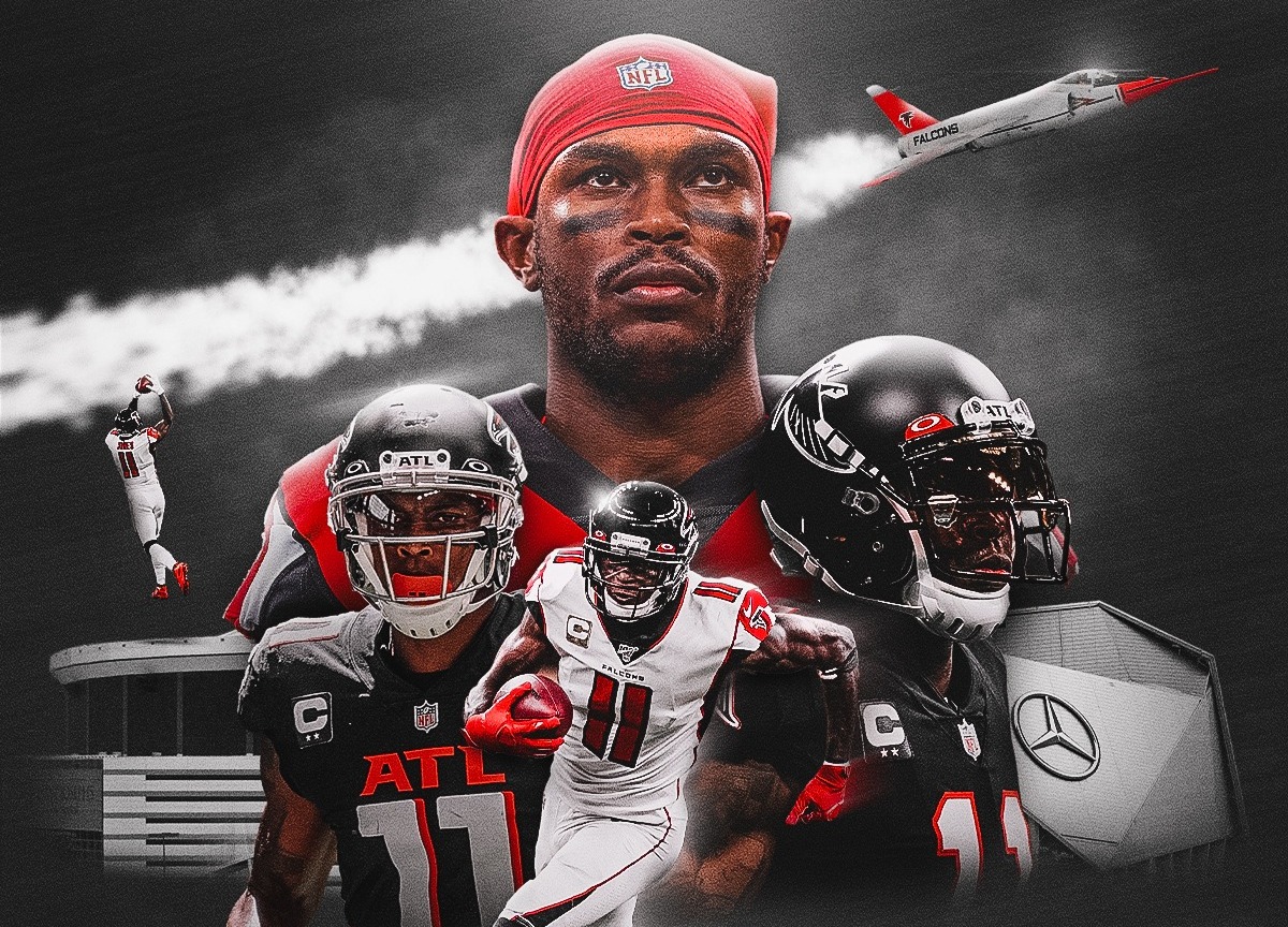 Jones fue seleccionado originalmente de la Universidad de Alabama por los Falcons en 2011 con la selección general número 6.