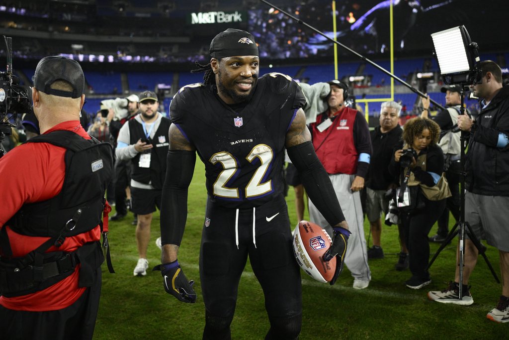 DERRICK HENRY BALTIMORE RAVENS NFL 2025